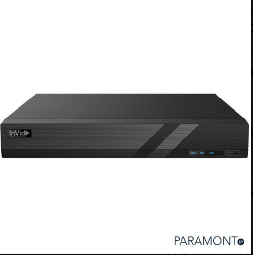 8 Ch NVR with 8 Plug & Play Ports, 80 Mbps, 4K, 2TB, 1 HD Bay