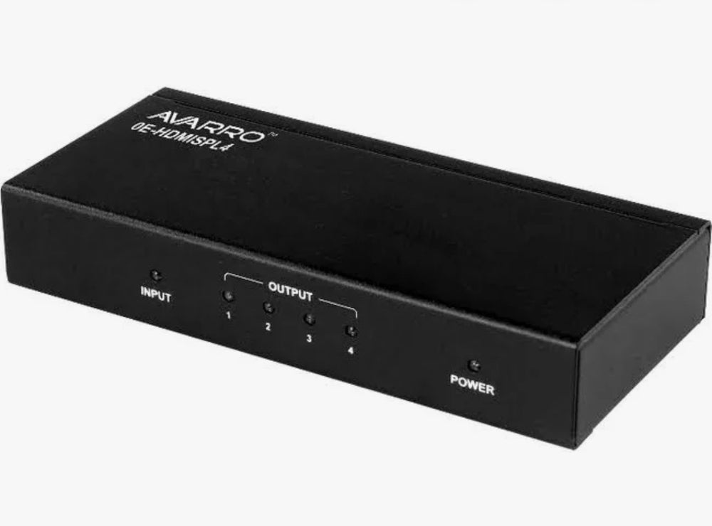 Avarro 0E-HDMISPL4 1:4 Splitter for HDMI with Ultra HD 4K