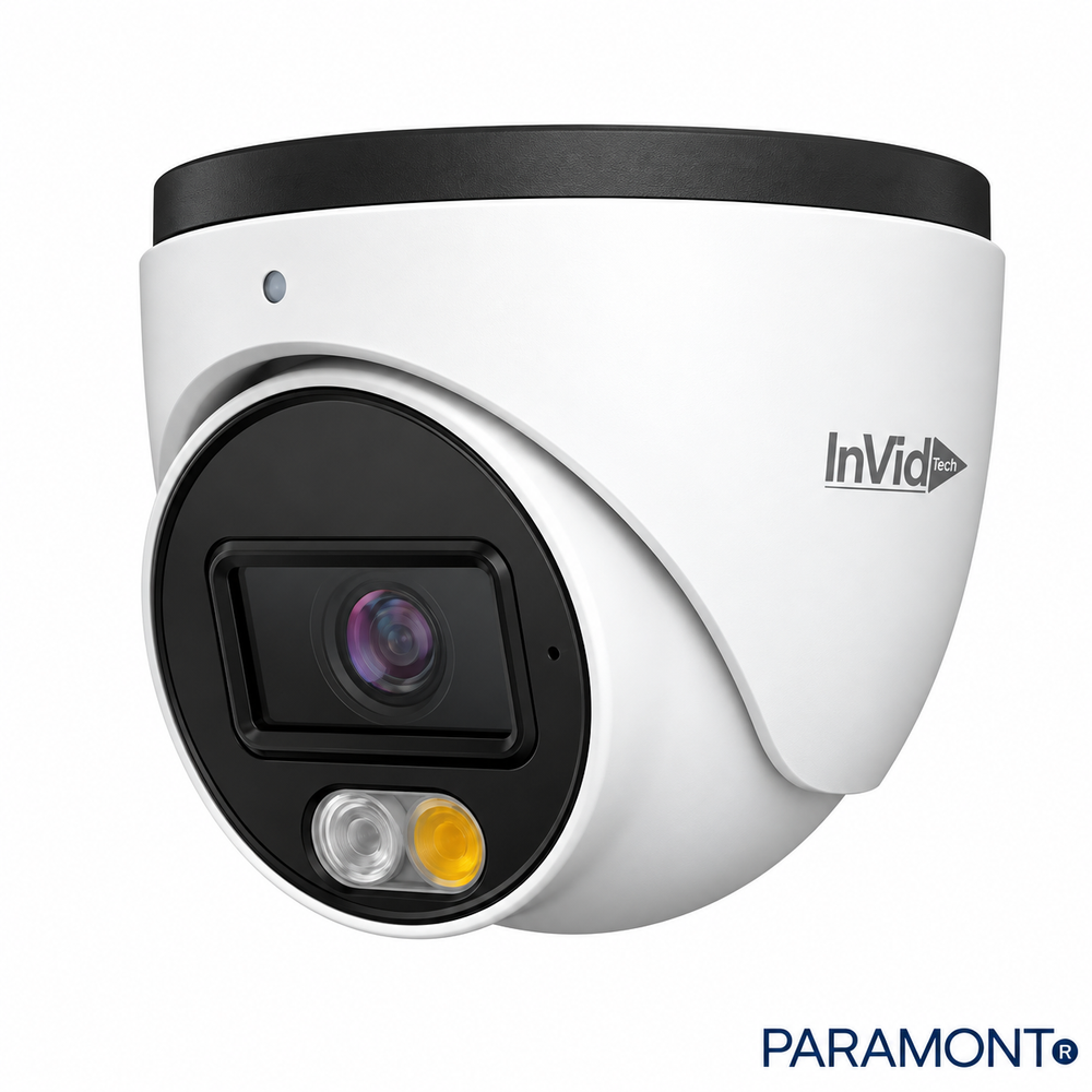 PAR-P8TXIR28-LC3 8 MP IP with light built-in Mic INVID TURRET