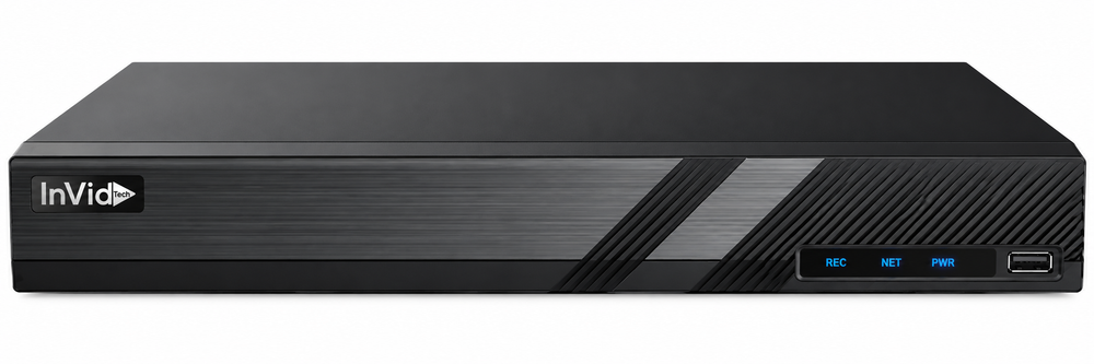 8 Ch NVR with 8 Plug & Play Ports, 80 Mbps, 4K, 2TB, 1 HD Bay