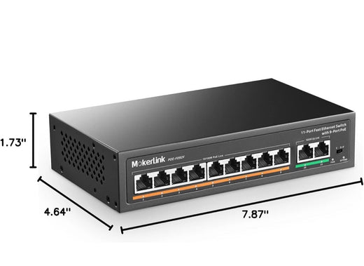 Mokerlink 9PoE+2FE switch